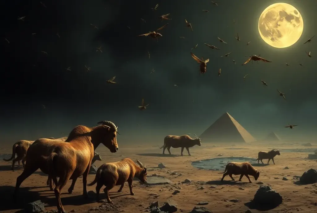 different plagues on egyptians