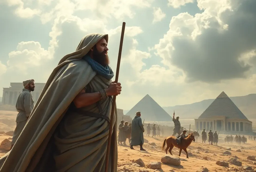 leading israelites in wilderness