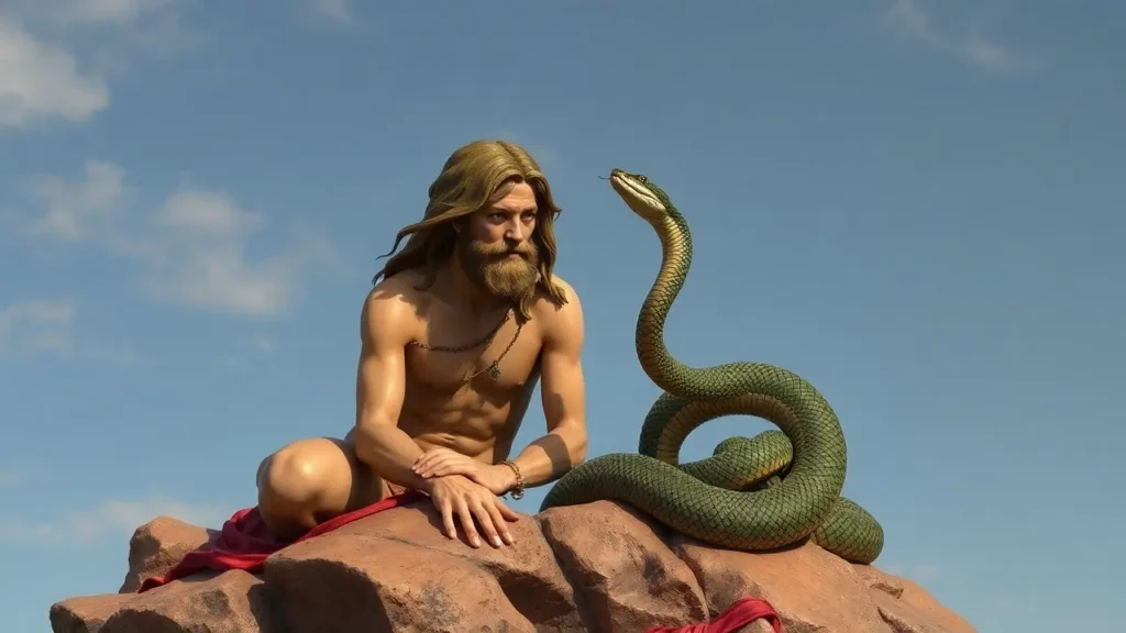 satan seducing adam and eve