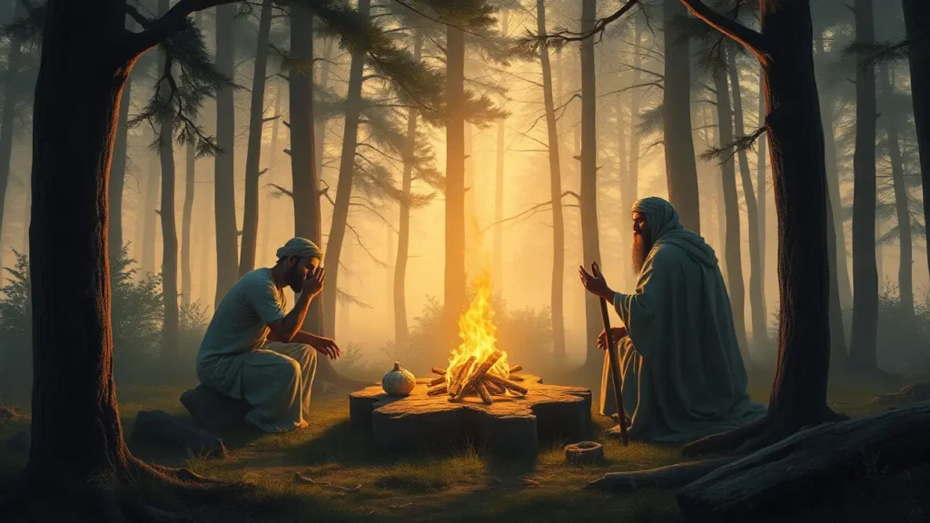 abraham and isaac in jungle