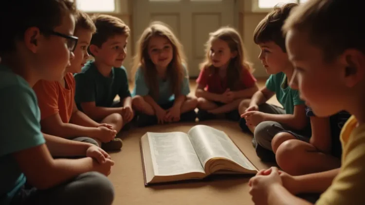 Children in Bible class