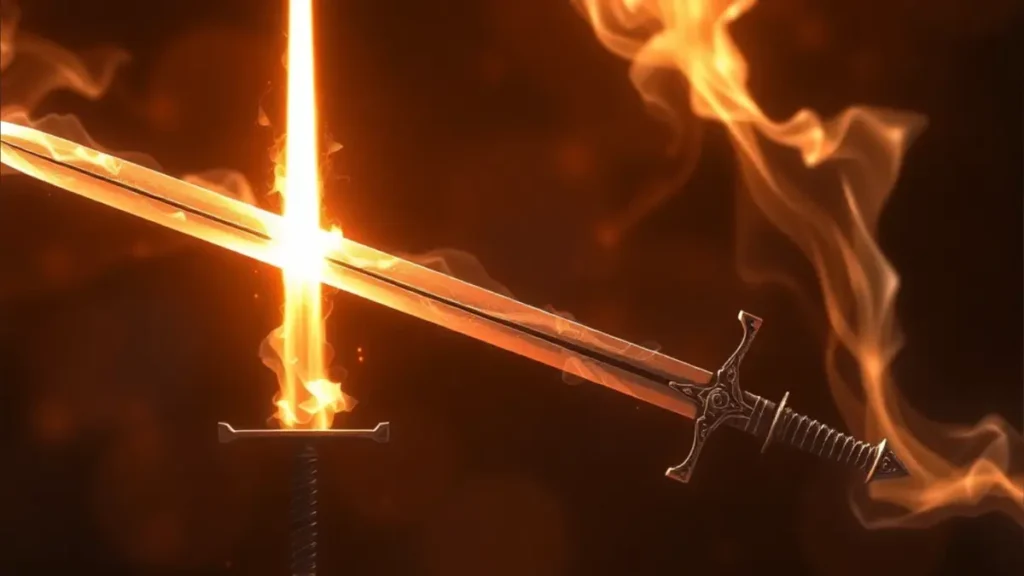 What does the sword symbolize in the Bible?