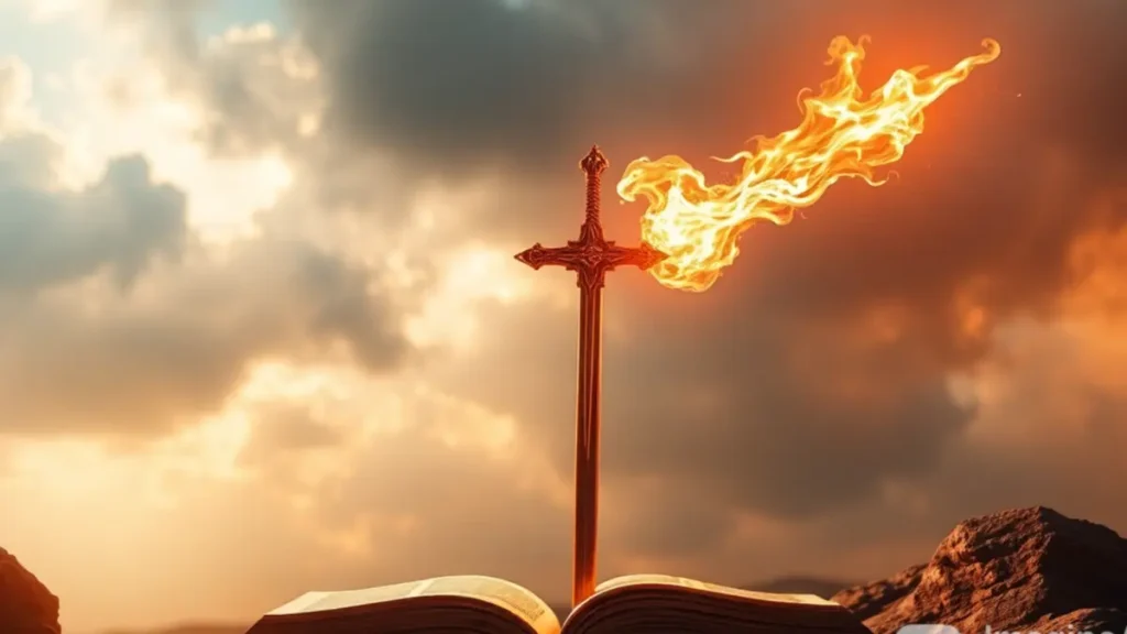 What is the spiritual symbol of a sword?