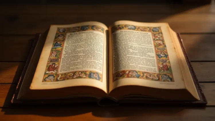 Historical preserved manuscript of the Holy Bible