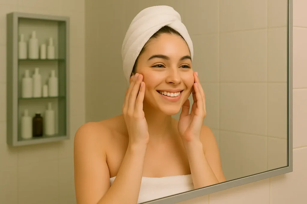 way of applying niacinamide serum